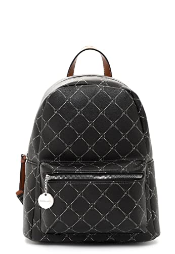 Tamaris Rucksack TAS Anastasia 30111 Damen Rucksäcke Karo black 100 von Tamaris