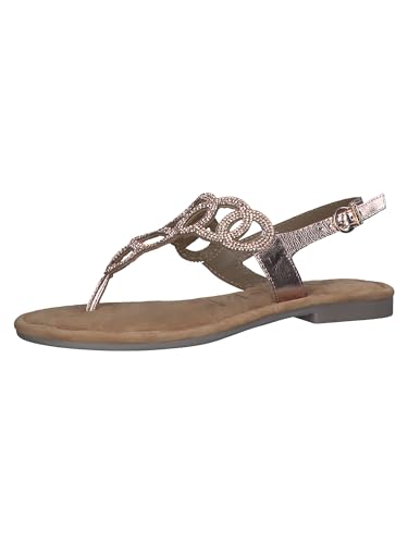 Tamaris Damen Zehentrenner Sandalen Zehentrenner 1-28125-42 Goldfarben, Groesse:38 EU von Tamaris