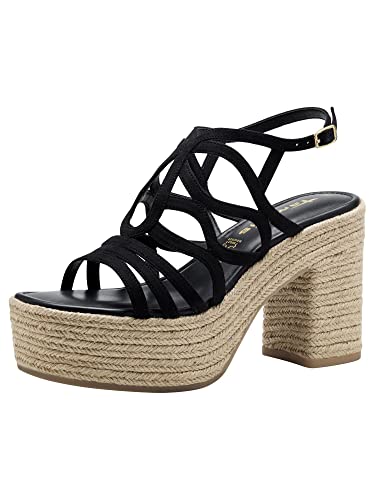 Tamaris Damen 1-1-28033-30 Sandale mit Absatz, Black, 36 EU von Tamaris