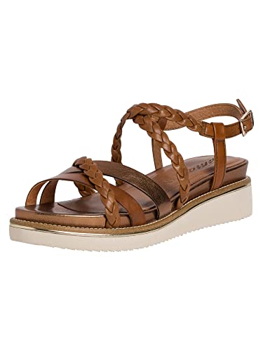 Tamaris Damen 1-1-28207-20 Sandale, Cognac, 40 EU von Tamaris