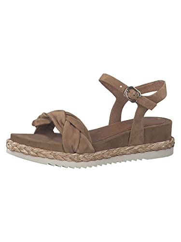 Tamaris Damen 1-1-28212-20 Sandale, Camel, 36 EU von Tamaris