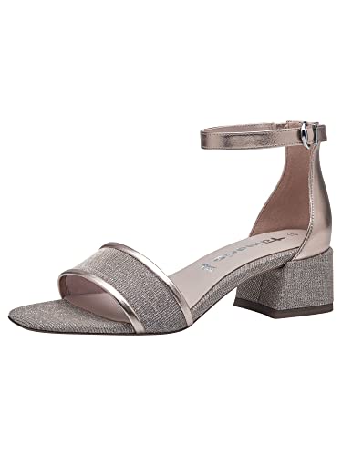 Tamaris Damen 1-1-28266-30 Sandale mit Absatz, Powder Glam, 37 EU von Tamaris