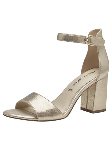 Tamaris Sandalette Damen Vegan Elegant metallic,EU 40 von Tamaris