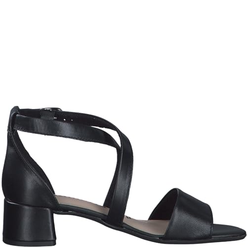 Tamaris Damen Sandaletten, Frauen Sandalen,Riemchensandalen,elegant,Leichter Absatz,Sommerschuhe,Freizeitschuhe,Black Leather,40 EU Tamaris Damen Sandaletten, Frauen Sandalen,Riemchensandalen,elegant,Leichter Absatz,Sommerschuhe,Freizeitschuhe,Black Leather,40 EU von Tamaris