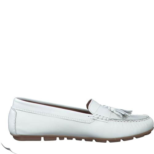 Tamaris Damen Sandaletten, Frauen Sandalen,Sommerschuhe,Freizeitschuhe,offene Schuhe,Strandschuhe,Riemchensandalen,White Leather,38 EU von Tamaris