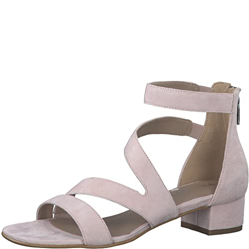 Tamaris Damen Sandaletten, Frauen Sandalen,TOUCHit-Fußbett,Sommerschuhe,Freizeitschuhe,offene Schuhe,Strandschuhe,elegant,Rose,38 EU von Tamaris