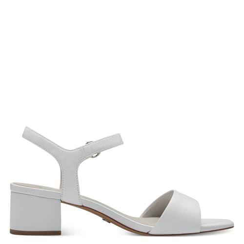 Tamaris Damen Sandaletten, Frauen Sandalen,Freizeitschuhe,offene Schuhe,Strandschuhe,Riemchensandalen,elegant,Leichter Absatz,White,38 EU Tamaris Damen Sandaletten, Frauen Sandalen,Freizeitschuhe,offene Schuhe,Strandschuhe,Riemchensandalen,elegant,Leichter Absatz,White,38 EU von Tamaris