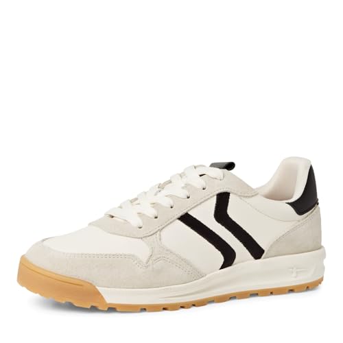 Tamaris Damen Schnürer Leder beige 42 von Tamaris