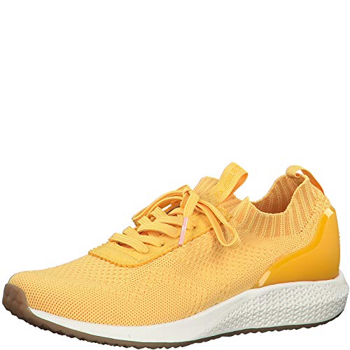 Tamaris Damen Schnürhalbschuhe 23714-24, Frauen sportlicher Schnürer, lose Einlage, Ladies feminin elegant Women's Woman,Sun,40 EU / 6.5 UK von Tamaris