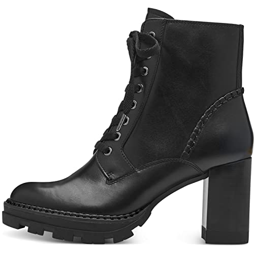 Tamaris Damen Schnürstiefel, Frauen Stiefel,TOUCHit-Fußbett,halbstiefel,schnürung,Winterstiefel,Winterschuhe,uebergangsstiefel,Black,38 EU von Tamaris