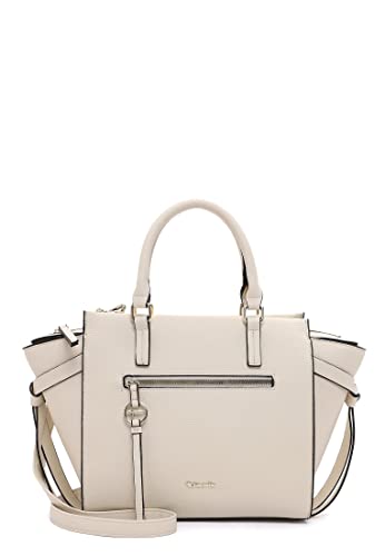 Tamaris Damen Shopper Cityshopper Handtasche klein Judith 31744, Farbe:Weiß von Tamaris