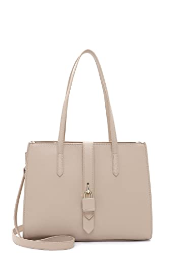 Tamaris Shopper Jasmina 31753 Damen Handtaschen Uni sand 420 von Tamaris