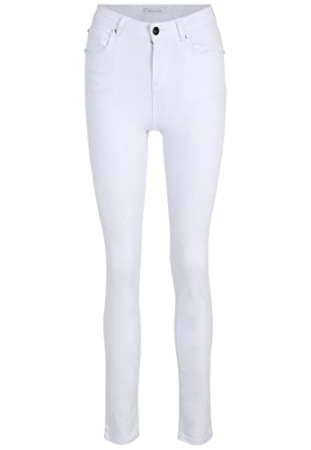 Tamaris Damen Skinny Jeans APALIT Weiß 34/30 von Tamaris
