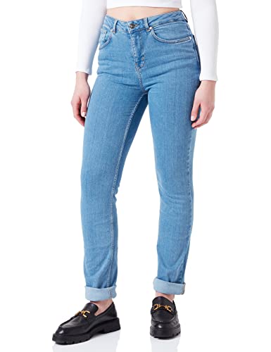 Tamaris Damen Slim Jeans AGBOR Blau 34/30 von Tamaris