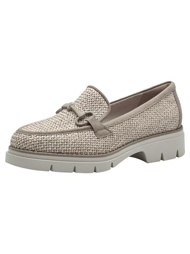 Tamaris Damen 1-24316-42 Slipper Slipper, Taupe, 41 von Tamaris
