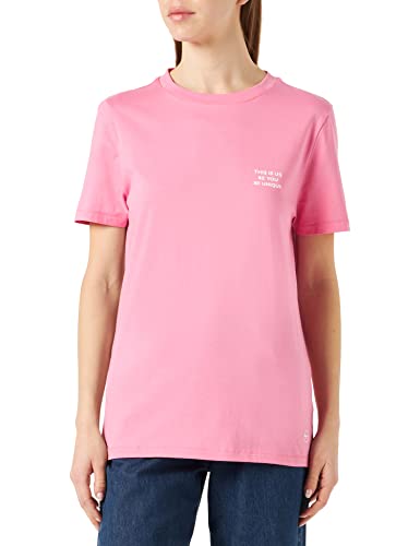 Tamaris Damen Slogan T-Shirt AVOLA Pink L von Tamaris