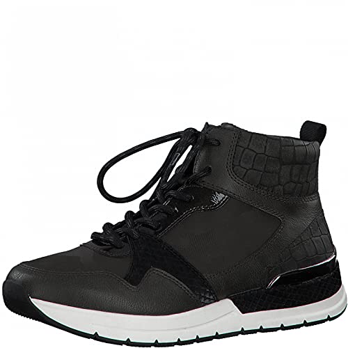 Tamaris Damen Sneaker, Frauen High-Top Sneaker,lose Einlage,schnürer,schnürstiefeletten,mid,Cut,Halbschuhe,straßenschuhe,Olive Comb,37 EU / 4 UK von Tamaris