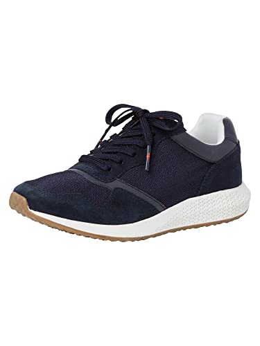 Tamaris Damen Sneaker, Frauen Low-Top Sneaker,lose Einlage,schnürer,Halbschuhe,straßenschuhe,Strassenschuhe,Sportschuhe,Navy,38 EU / 5 UK von Tamaris