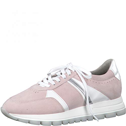 Tamaris Damen Low-Top Sneaker, Frauen Halbschuhe,lose Einlage,Woman,schnürschuhe,schnürer,Halbschuhe,straßenschuhe,Old Rose Comb,39 EU / 5.5 UK von Tamaris