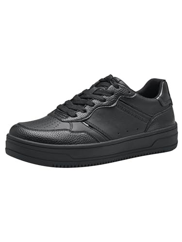 Tamaris Damen Sneaker Low Vegan; Black Uni/schwarz; 38 von Tamaris