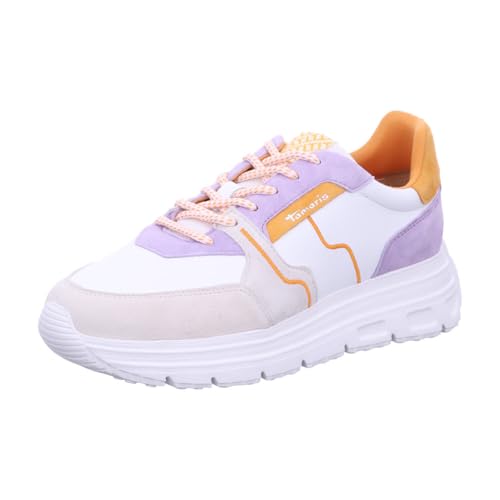 Tamaris Schnürer Damen sportlich orange,EU 38 von Tamaris