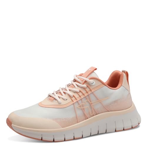 Tamaris Schnürer Damen Vegan sportlich orange,EU 38 von Tamaris