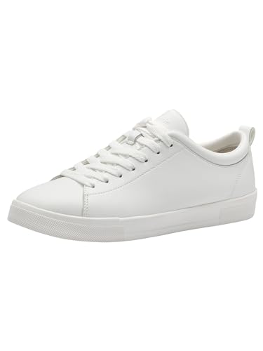 Tamaris Damen Sneaker Low Vegan; WHITE UNI/weiß; 36 von Tamaris