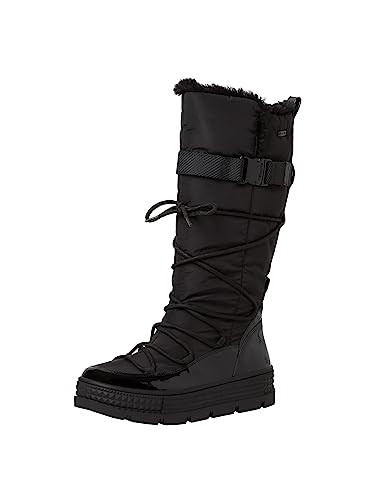 Tamaris Damen Langschaft-Stiefel Winter gefüttert; BLACK/schwarz; 37 EU von Tamaris