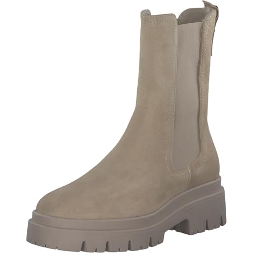 Tamaris Damen Stiefel Leder beige 37 von Tamaris