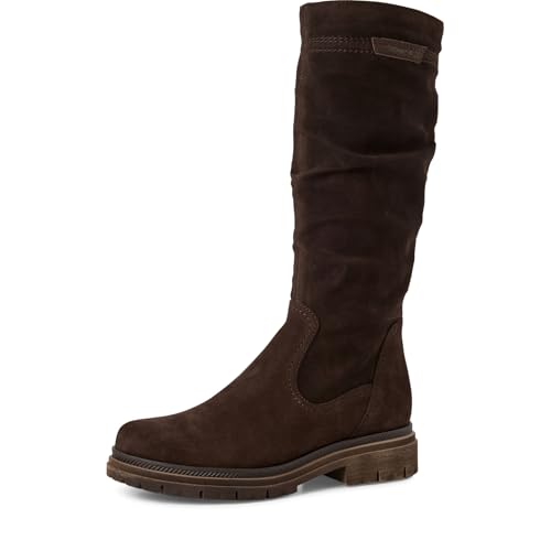 Tamaris Damen Stiefel Leder braun 38 von Tamaris