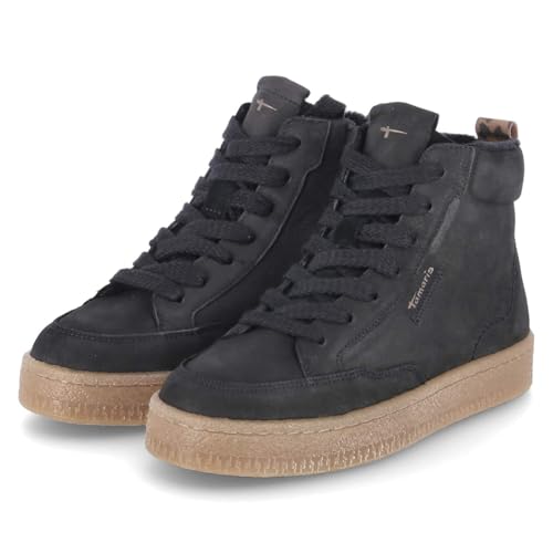 Tamaris Damen Stiefel Leder schwarz 42 von Tamaris