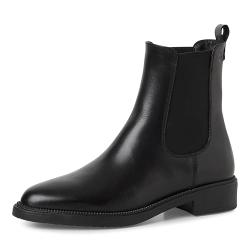 Tamaris Damen Stiefel Leder schwarz 42 von Tamaris