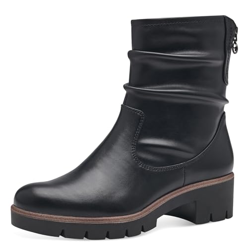 Tamaris Damen Boots Vegan; BLACK/schwarz; 39 EU von Tamaris
