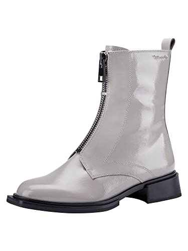 Tamaris Damen 1-1-25024-39 Mode-Stiefel, Grey PATENT, 37 EU von Tamaris