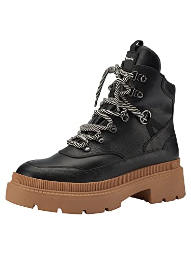 Tamaris Damenschuhe Stiefeletten Schnürer Stiefelette Schwarz Freizeit, Schuhgröße:39 EU von Tamaris
