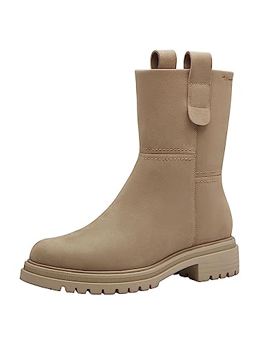 Tamaris Damen Boots Leder Winter gefüttert; CAMEL/braun; 40 EU von Tamaris