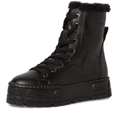 Tamaris Damen Schnürstiefel Leder Winter gefüttert; BLACK LEATHER/schwarz; 37 EU Tamaris Damen Schnürstiefel Leder Winter gefüttert; BLACK LEATHER/schwarz; 37 EU von Tamaris