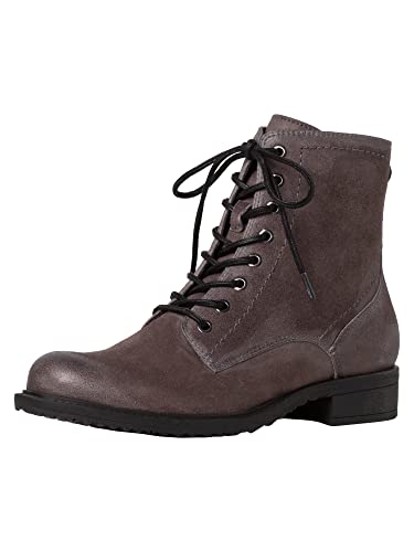 Tamaris Damen Stiefeletten, Frauen Schnürstiefeletten,TOUCHit-Fußbett,warm gefüttert,halbstiefel,Kurzstiefel,uebergangsschuhe,Stone,39 EU / 5.5 UK von Tamaris