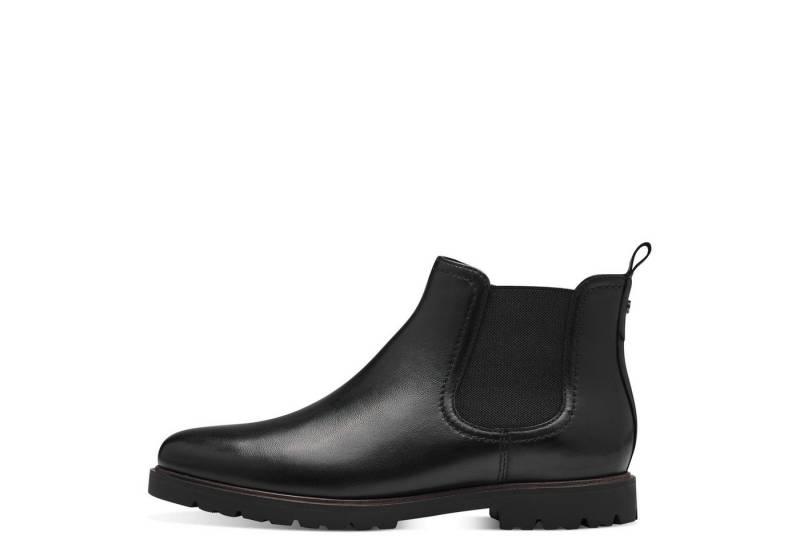 Tamaris Damen Tamaris Chelsea Boots Stiefelette 1-25348-43-003 BLACK Leder Stiefelette von Tamaris