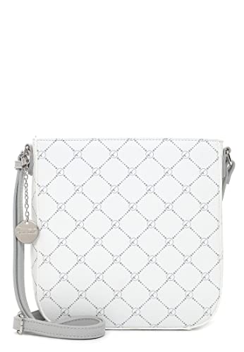 Tamaris Umhängetasche TAS Anastasia 30103 Damen Handtaschen Karo white/grey 308 von Tamaris