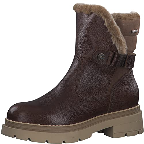 Tamaris Damen Winterstiefel, Frauen Stiefel,Wechselfußbett,DUOtex,wasserabweisend,warm gefüttert,Boots,Winterstiefel,Cuoio Leather,38 EU von Tamaris