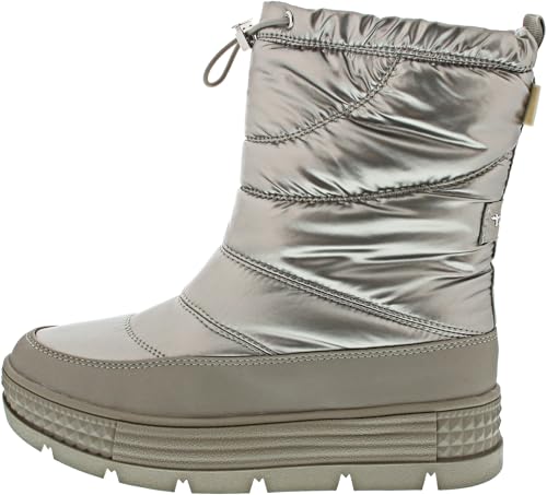 Tamaris Damen Warmfutter Stiefel Vegan; CHAMPAGNE, EU 41 von Tamaris
