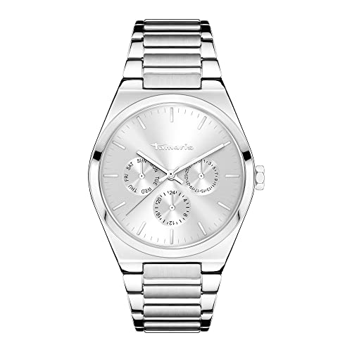 Tamaris Damen analog Quarz Uhr mit Edelstahl Armband TT-0090-MM von Tamaris