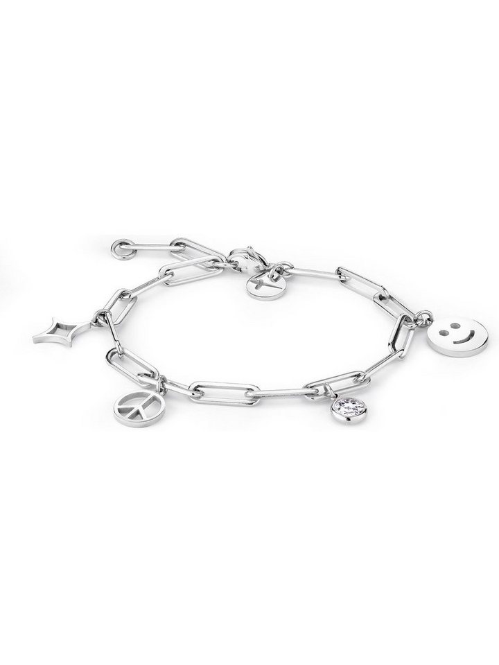 Tamaris Edelstahlarmband Tamaris Damen-Armband Edelstahl 1 Zirkonia, Trendig von Tamaris