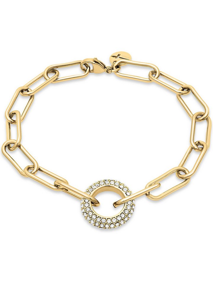 Tamaris Edelstahlarmband Tamaris Damen-Armband Edelstahl 114 Glasstein, Trendig von Tamaris