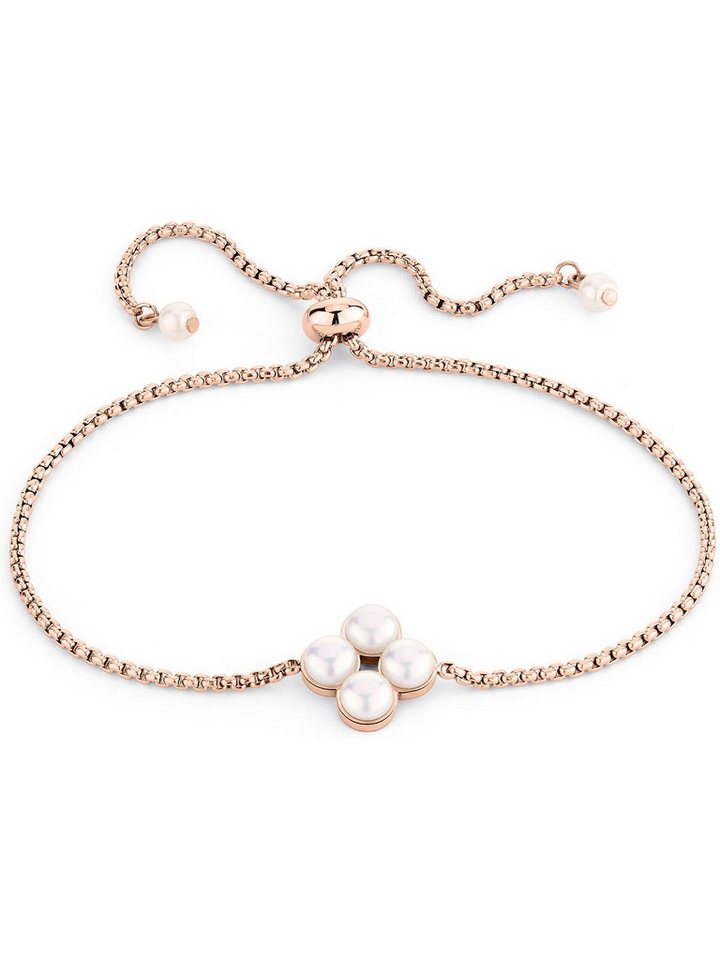 Tamaris Edelstahlarmband Tamaris Damen-Armband Edelstahl Kunstperle, Trendig von Tamaris