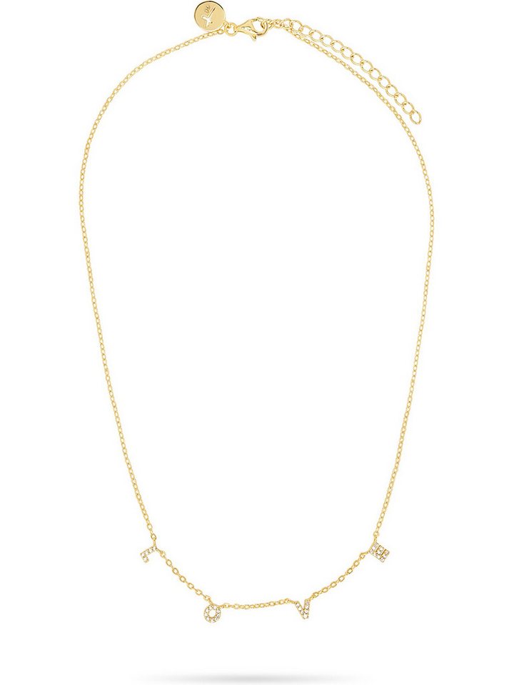 Tamaris Edelstahlkette Tamaris Damen-Kette 925er Silber 31 Zirkonia von Tamaris