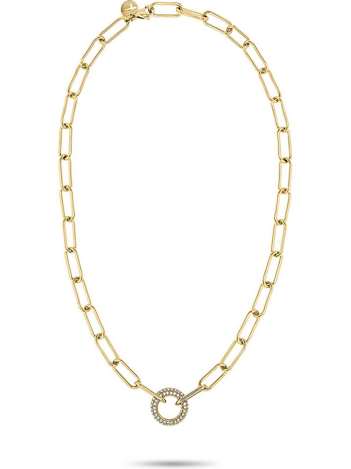 Tamaris Edelstahlkette Tamaris Damen-Kette Edelstahl 114 Glasstein von Tamaris