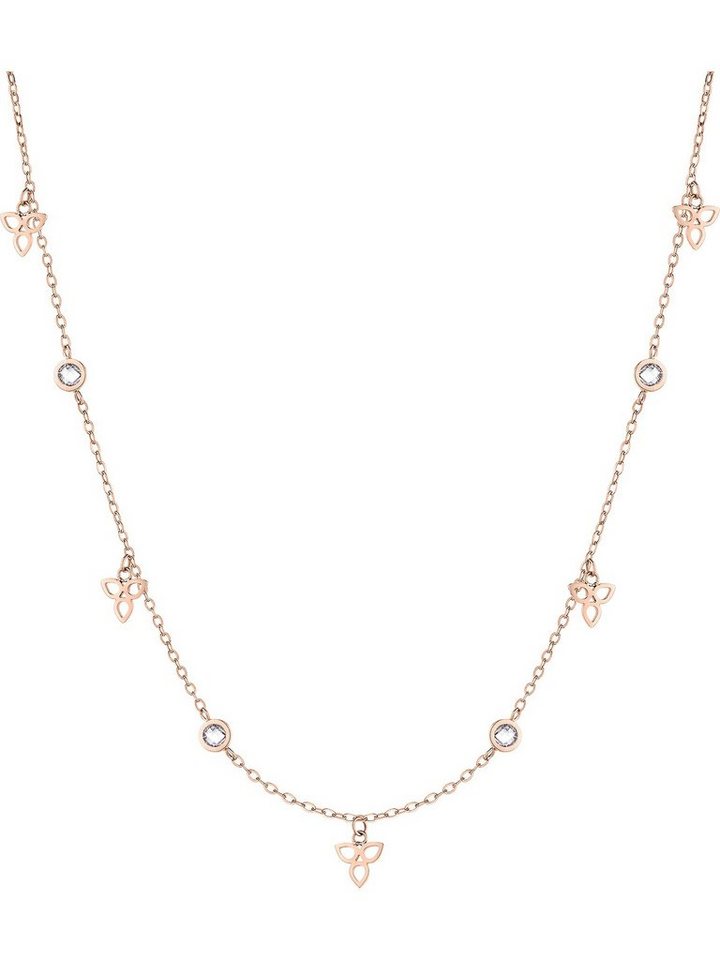 Tamaris Edelstahlkette Tamaris Damen-Kette Edelstahl 4 Zirkonia von Tamaris