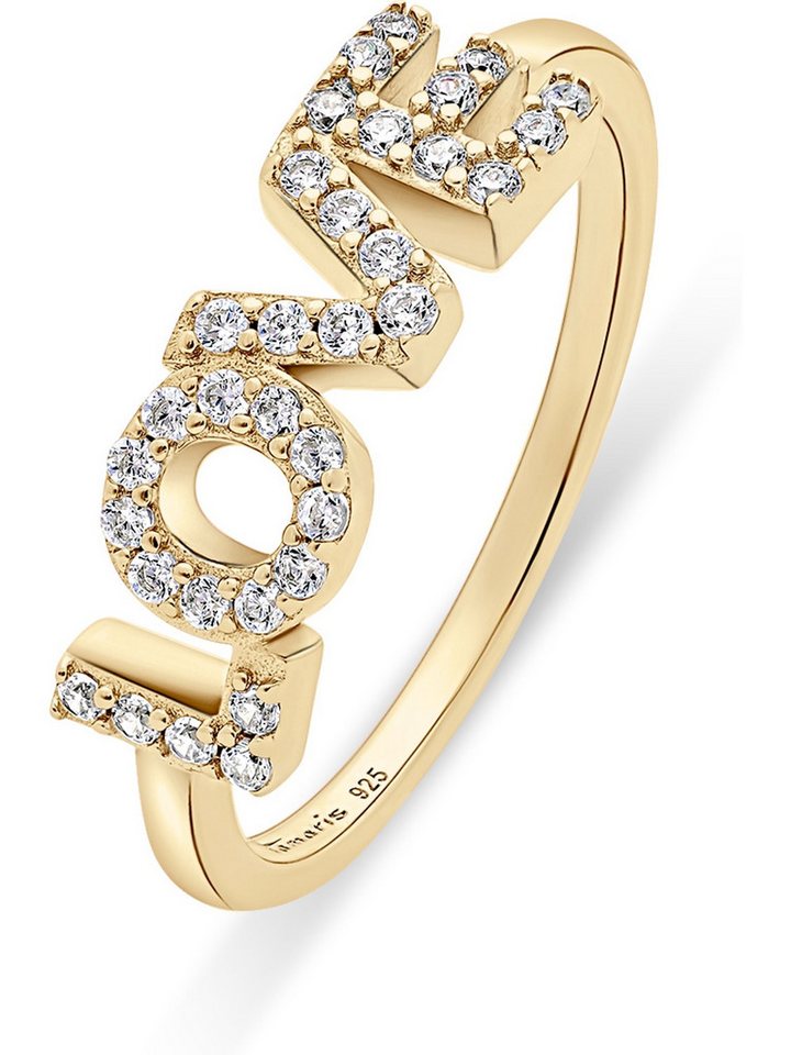 Tamaris Fingerring Tamaris Damen-Damenring 925er Silber 32 Zirkonia, Zirkonia von Tamaris